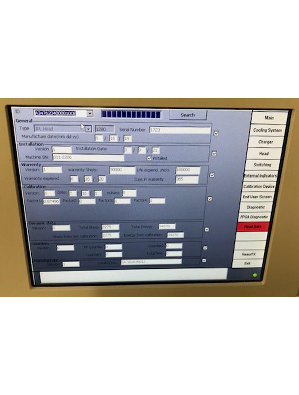 Lumenis M22 Universal IPL Laser Treatment Head Handpiece Hair Removal 2275 SHOTS image 5