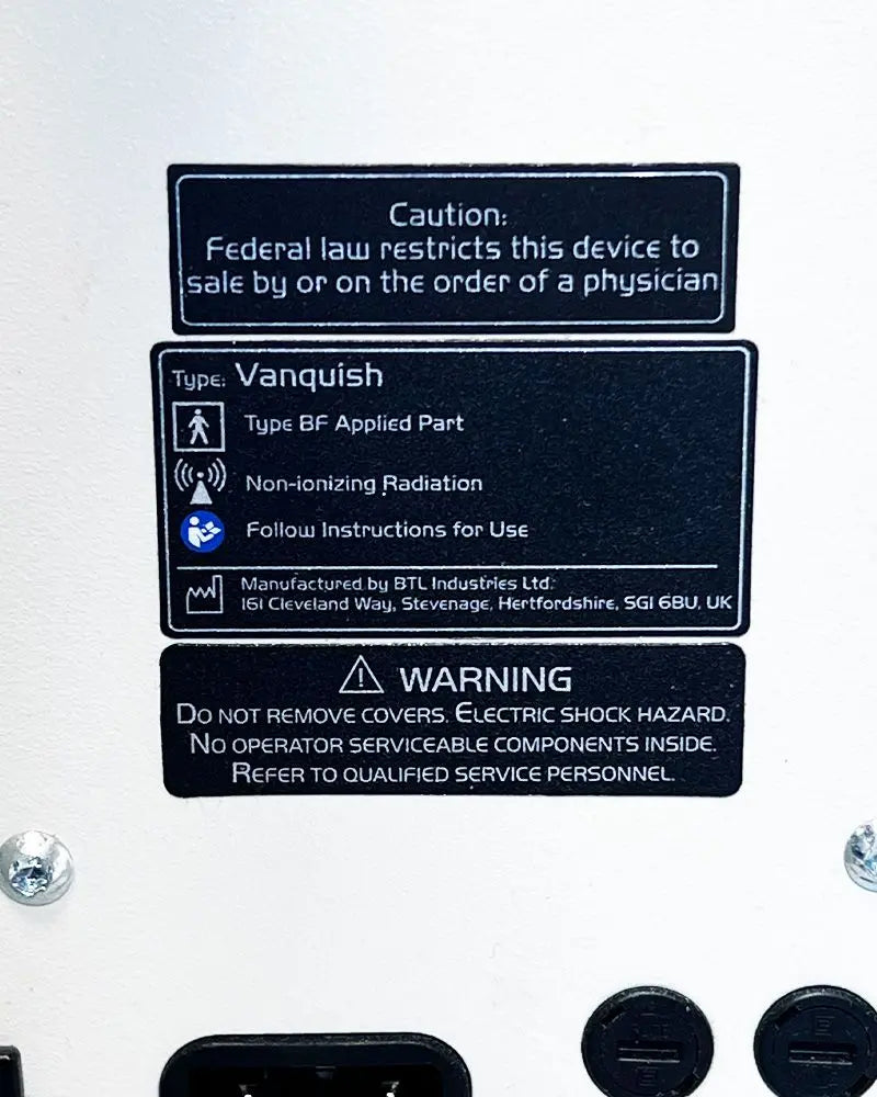 2013 BTL Vanquish ME RF Core &amp; Flex Applicator Circumference Reduction Fat Removal BTL