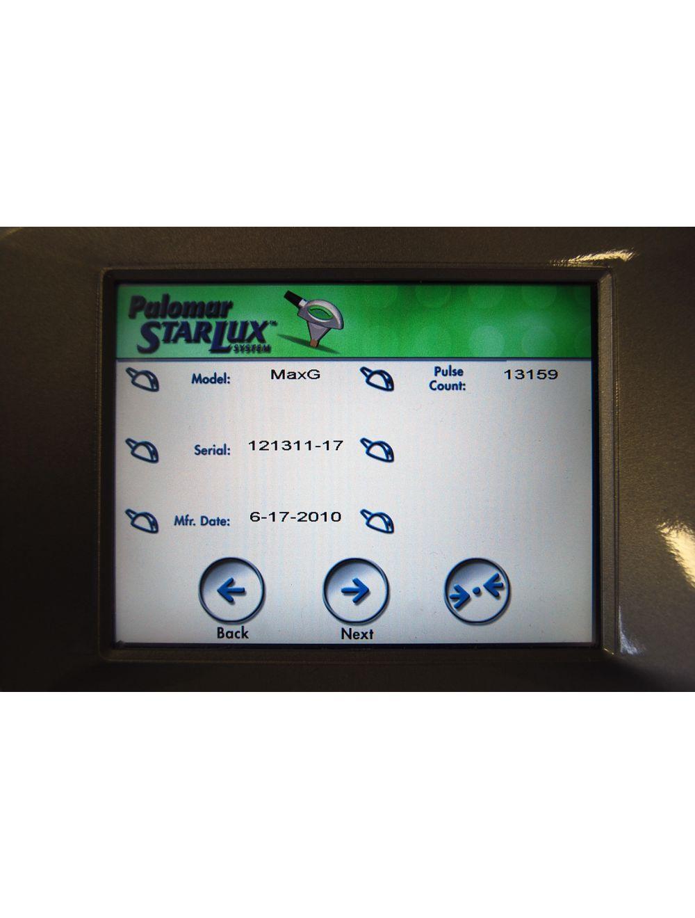 Cynosure Lux MaxG Handpiece IPL Laser StarLux 500 LuxG Max G Palomar 2010 image 4