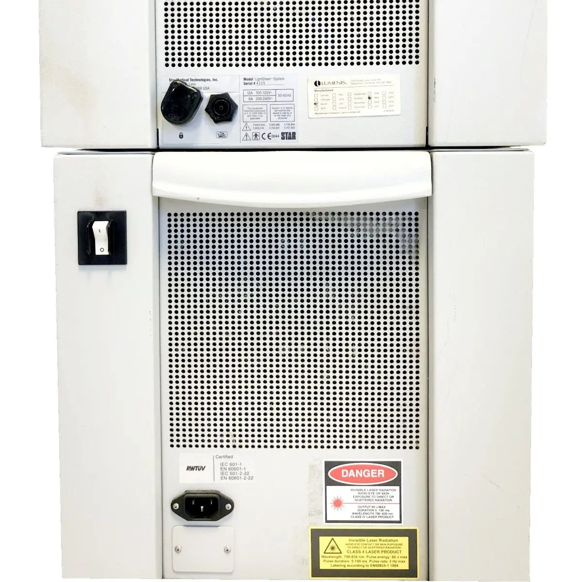 1999 Coherent Palomar LightSheer SP Laser Hair Removal Reduction Diode System