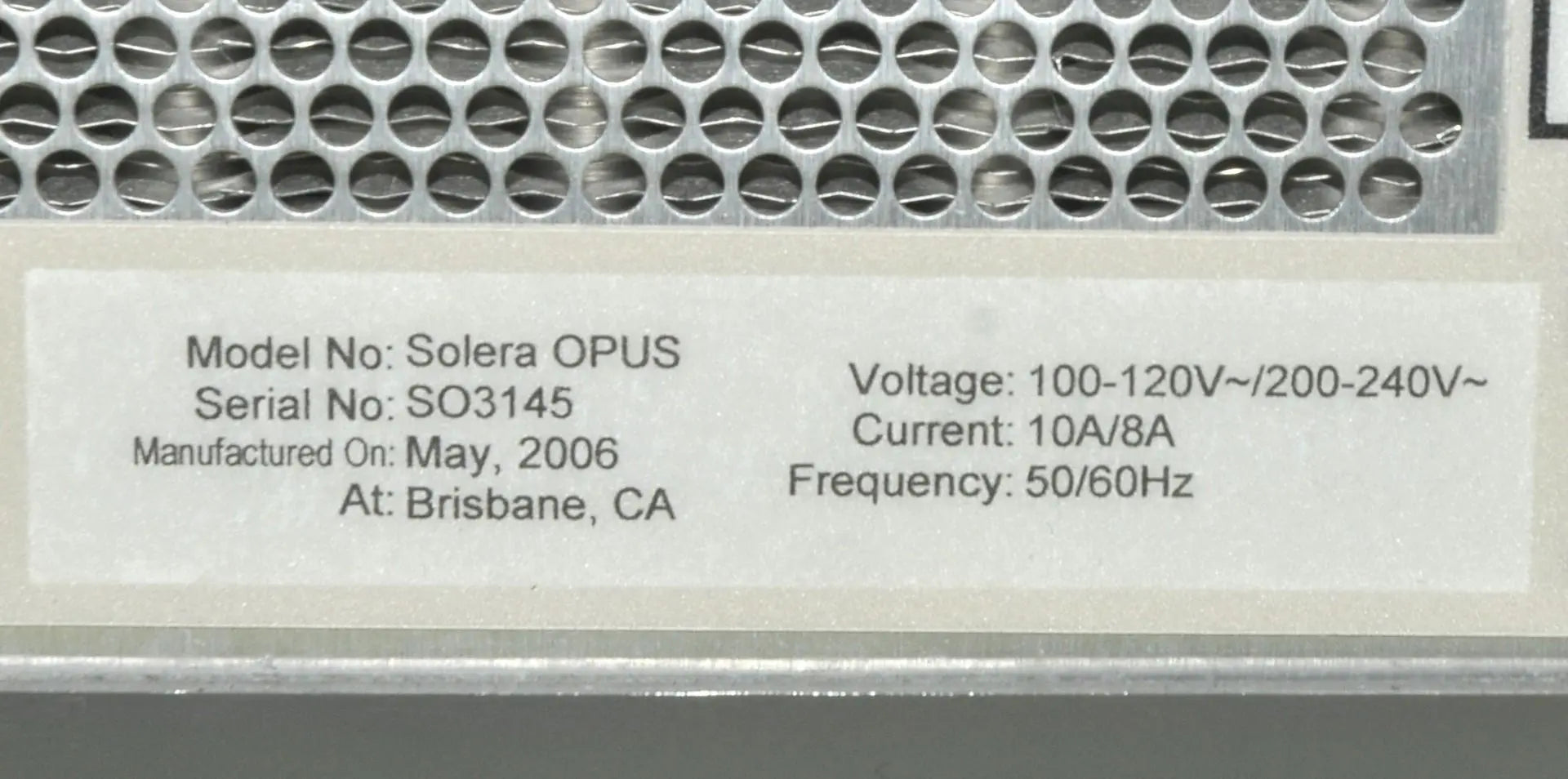 2006 Cutera Solera OPUS LP560 Benign Pigmented Lesions Portable IPL Laser System