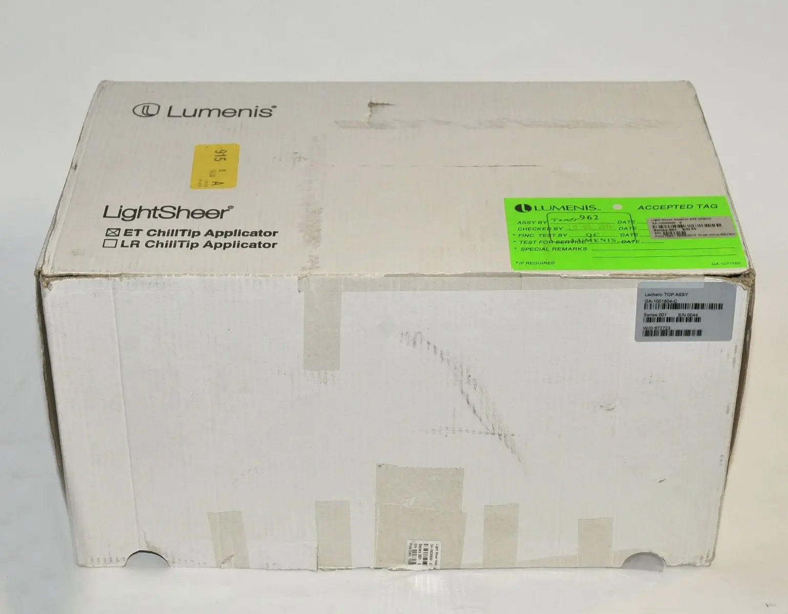 Lumenis LightSheer LR Chill Tip Applicator 9x9 Handpiece Adapter SA-10030550