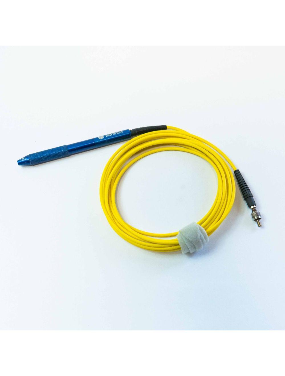 Iridex Iriderm Laserscope 700 Microns Laser Fiber Handpiece Yellow Blue SN 3556 image 1