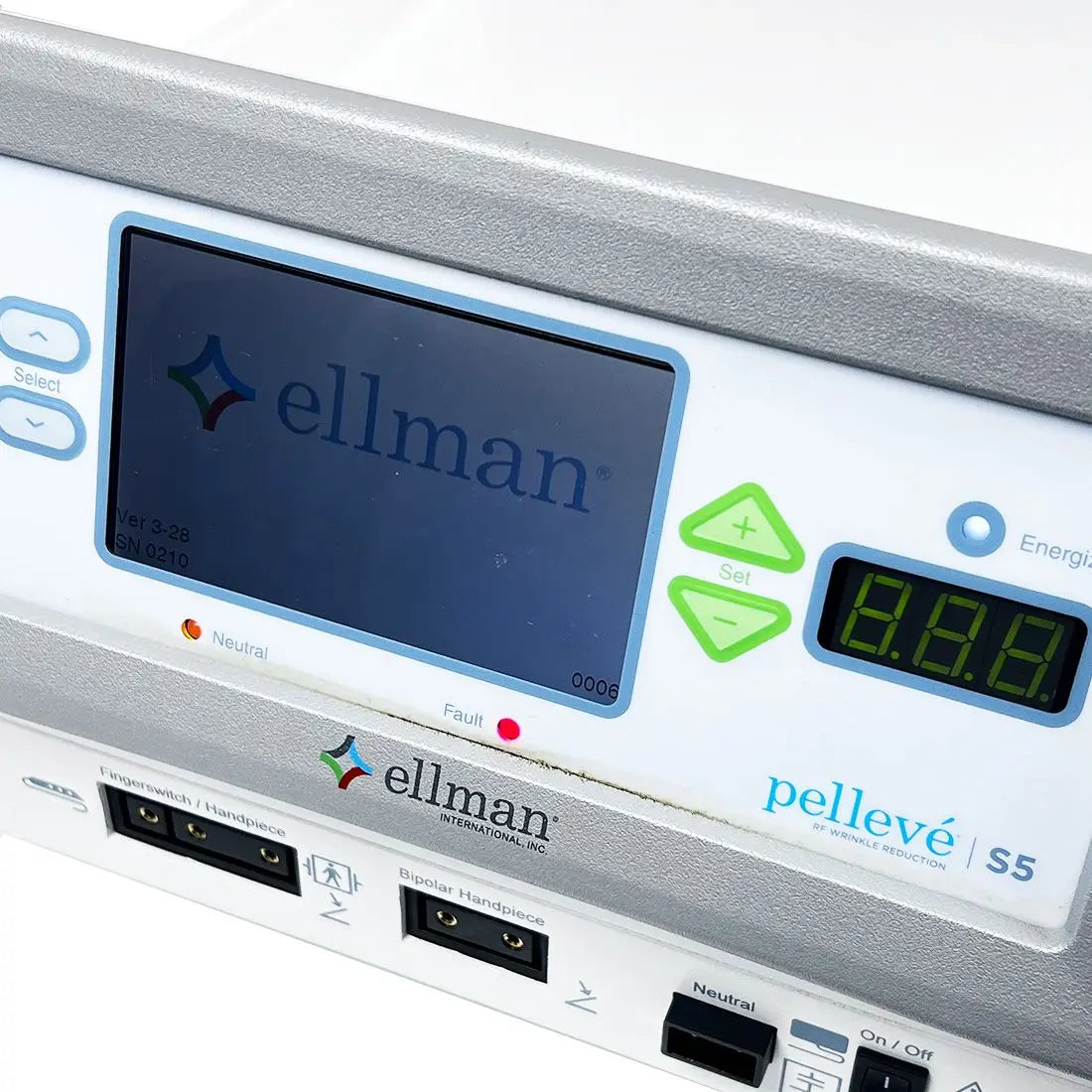 Ellman Pelleve S5 RF Wrinkle Reduction System IEC5P-ST Generator