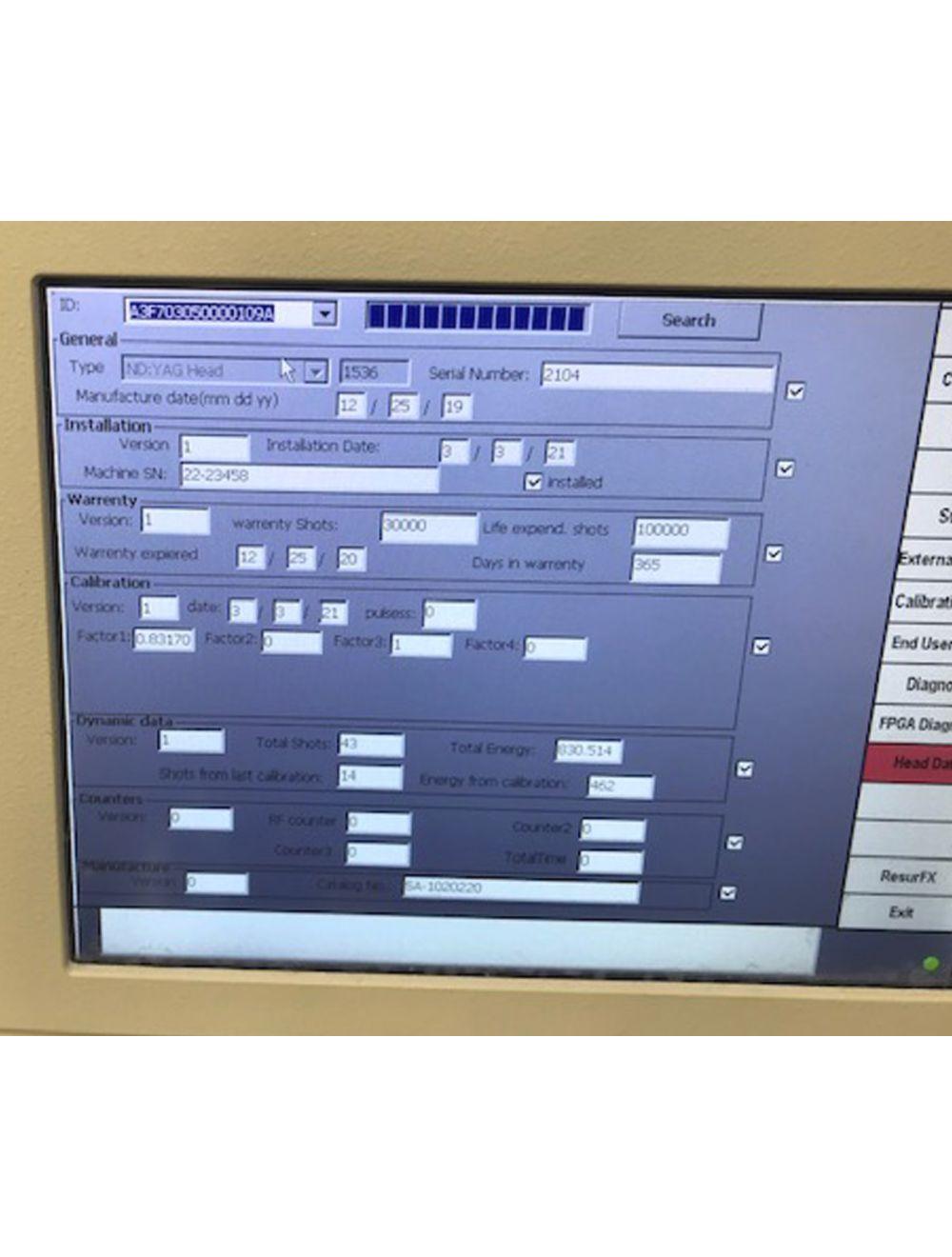 Lumenis M22 Laser Multi Spot Nd YAG 1064 Handpiece Hair Removal Lesion Wrinkles image 5