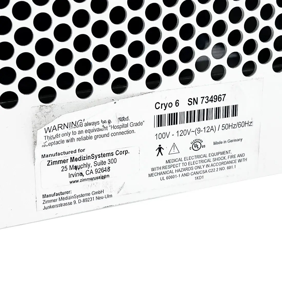 Fraxel Reliant SR 1500 Surgical Laser With Zimmer Cryo 6 Cooling System