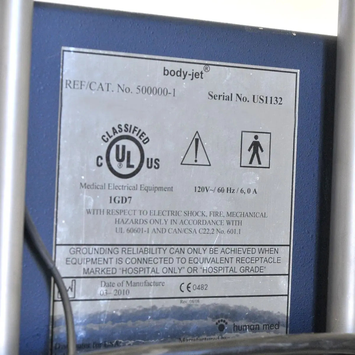 2010 Human Med Body-Jet Lipoplasty Cannulae Cannula Body Contouring System