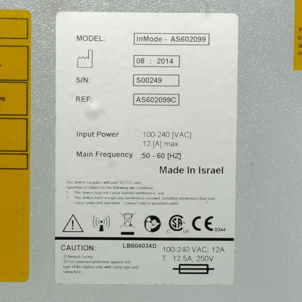 2014 InMode IPL Skin Rejuvenation Resurfacing Laser System w/ Fractora