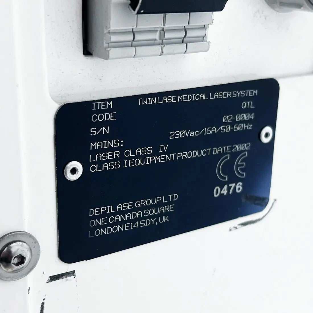 2002 Depilase Twin Laser Ultrawave 11 With YAG and Alex Handpiece